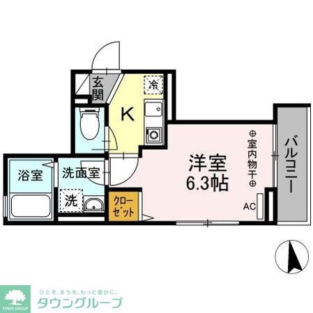 スタジオメイズの物件間取画像